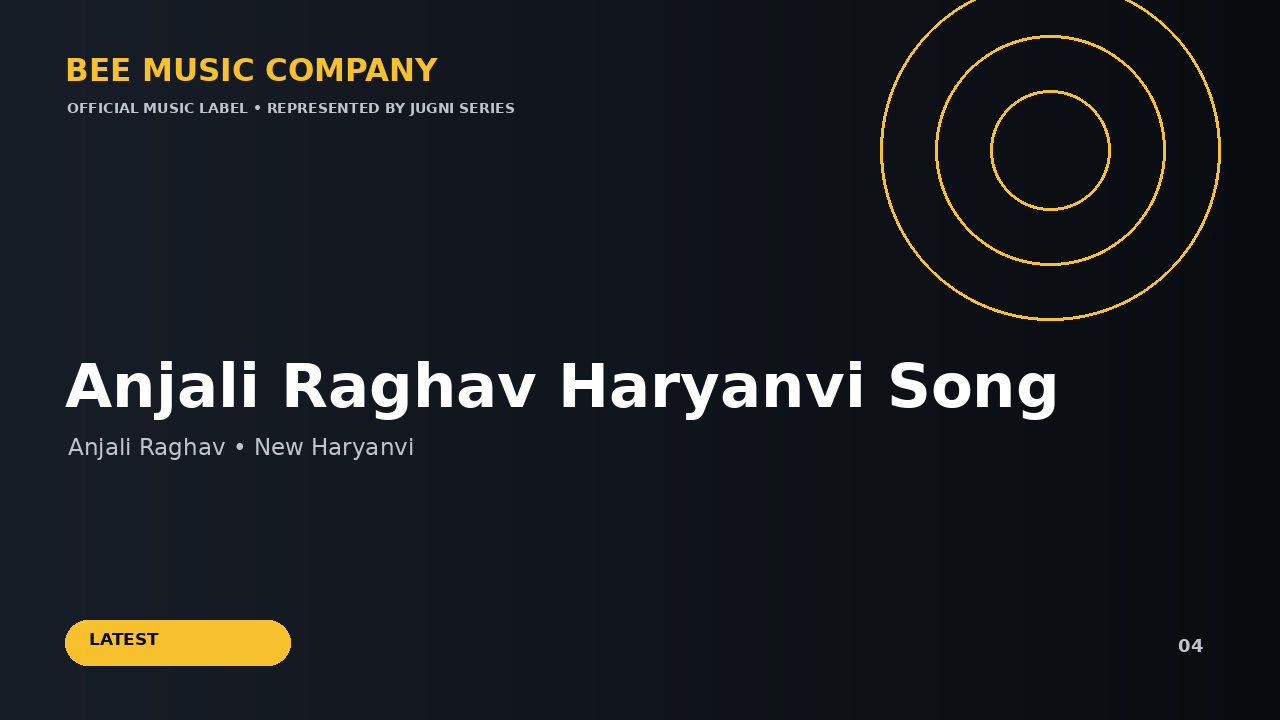 Anjali Raghav Haryanvi Song